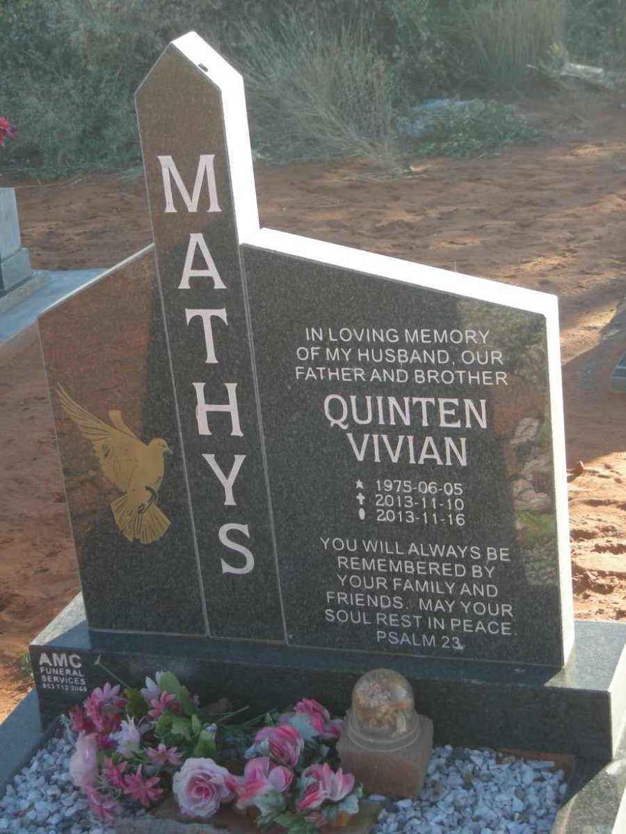 MATHYS Quinten Vivian 1975-2013