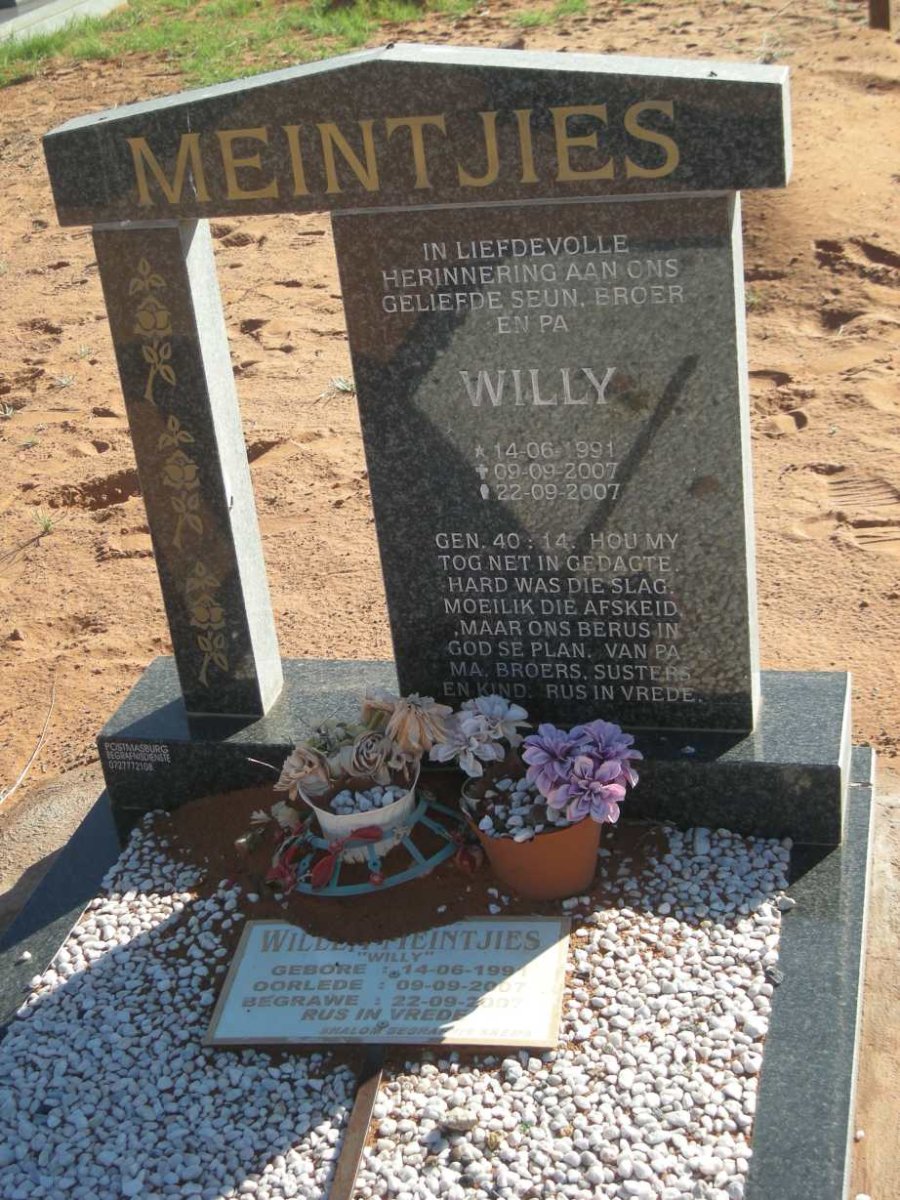 MEINTJIES Willem 1991-2007