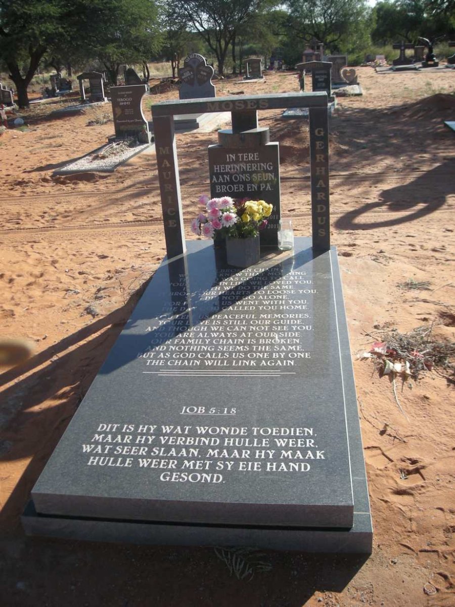 MOSES Maurice Gerhardus 1964-2011
