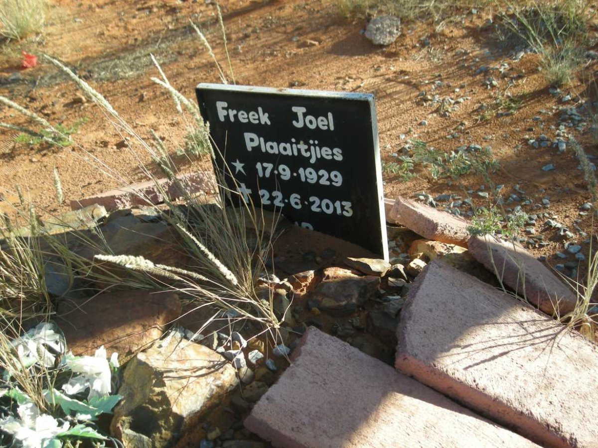 PLAAITJIES Freek Joel 1929-2013
