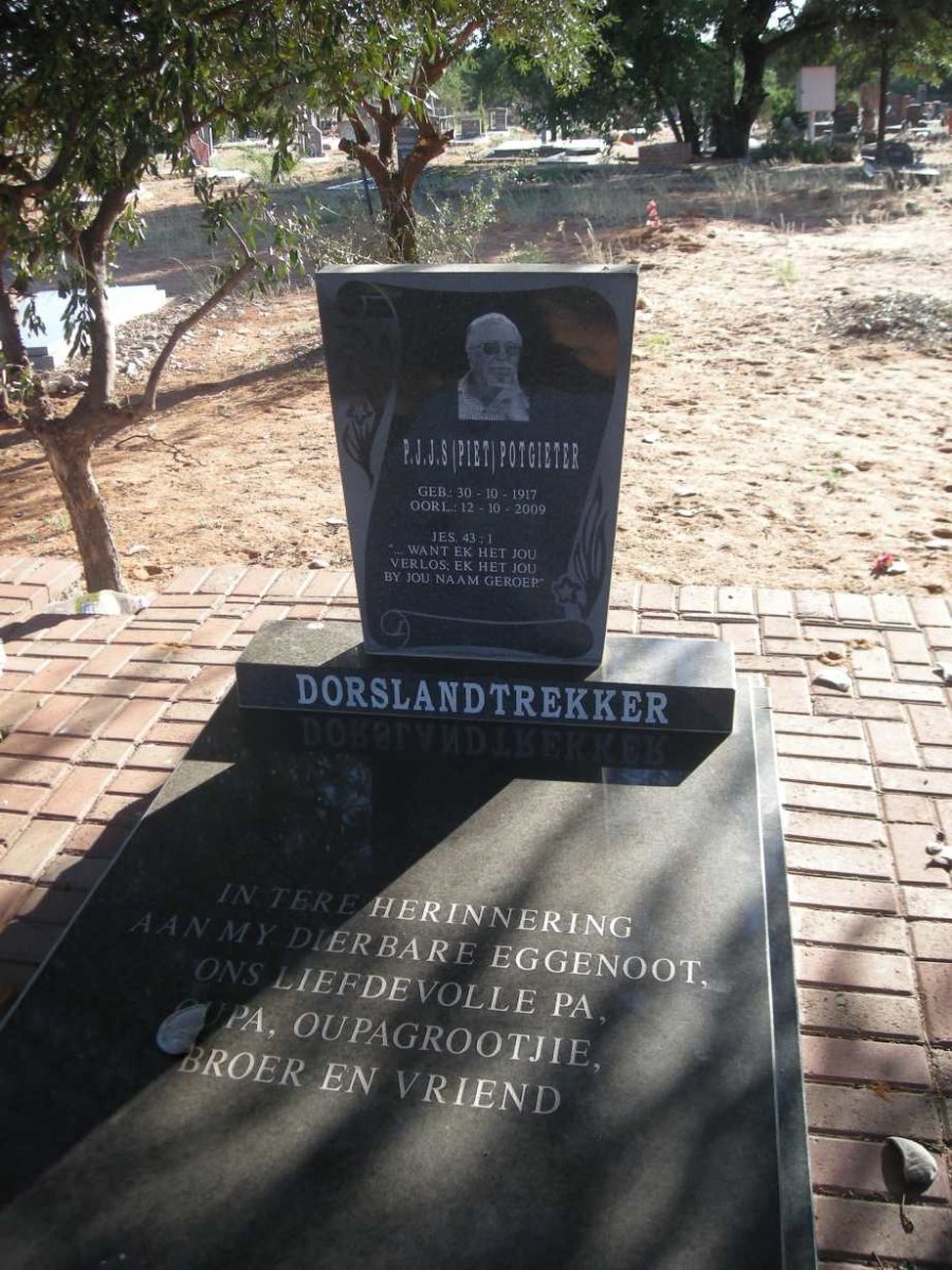 POTGIETER P.J.J.S. 1917-2009