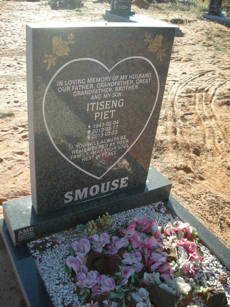 SMOUSE Itiseng Piet 1947-2013