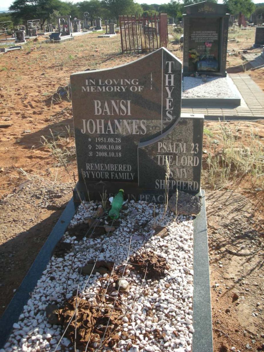 THYES Bansi Johannes 1951-2008