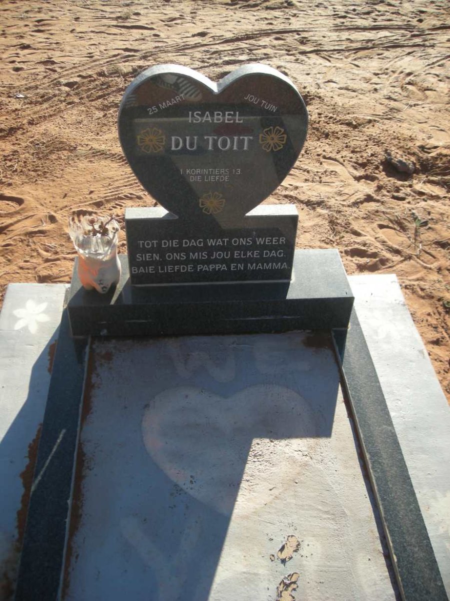 TOIT Isabel, du