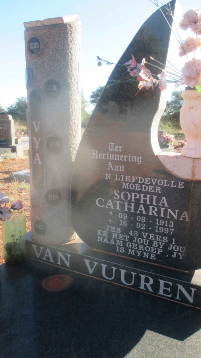 VUUREN Sophia Catharina, van 1913-1997