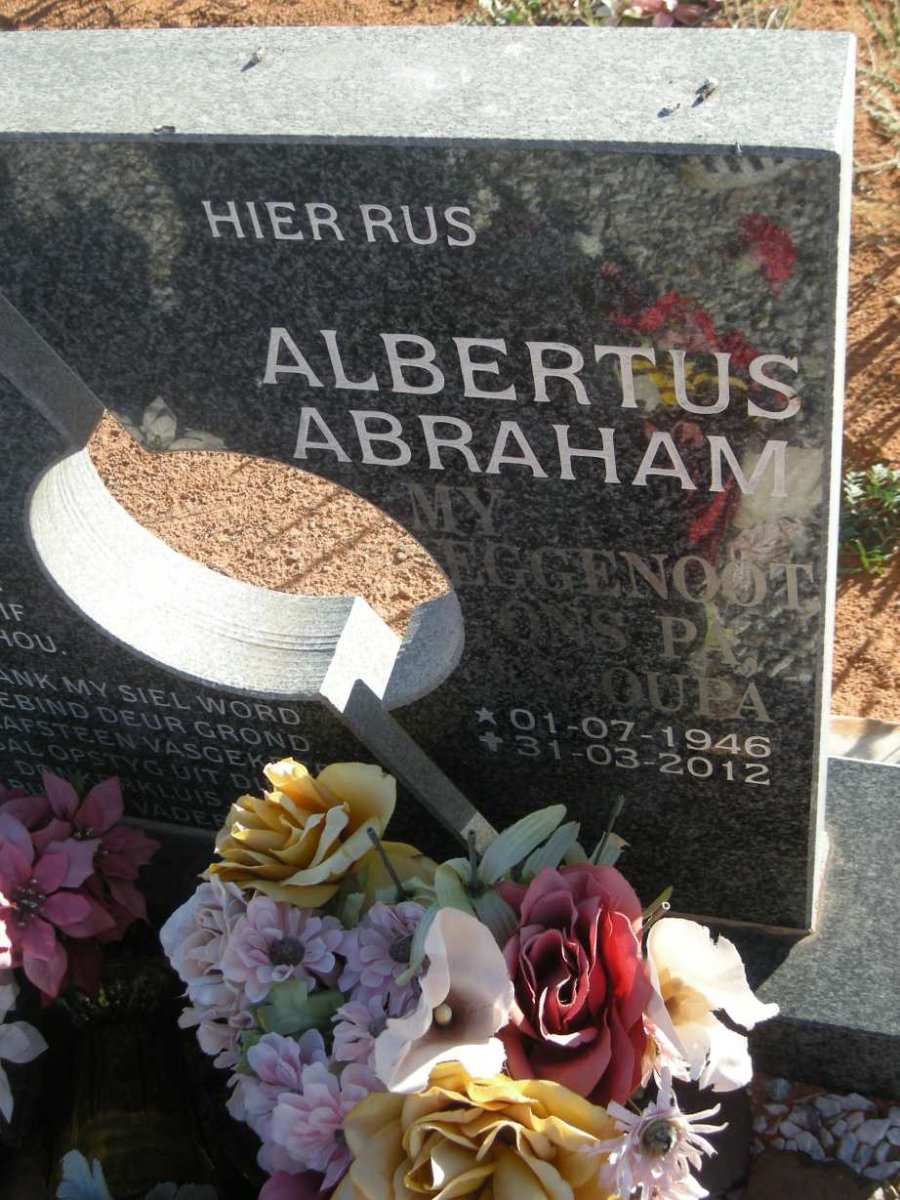 VISSER Albertus Abraham 1946-2012