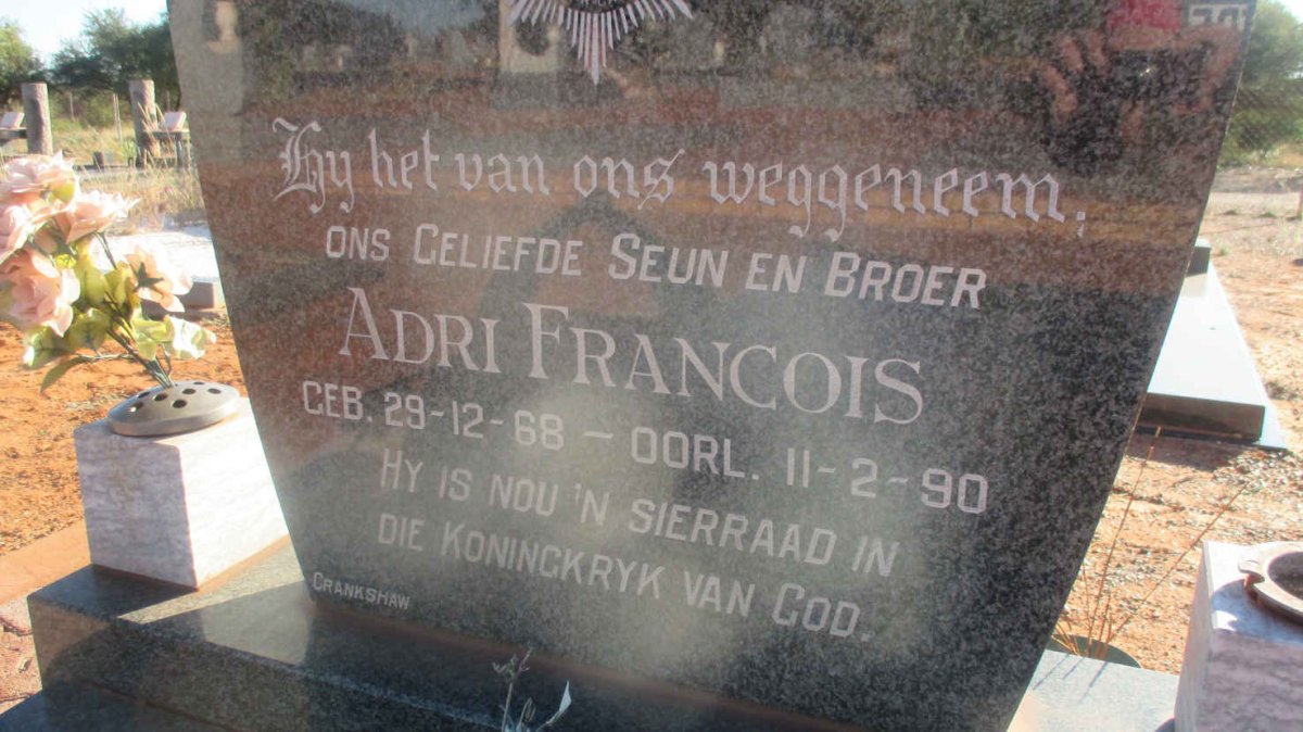 WYK Adri Francois, van 1968-1990