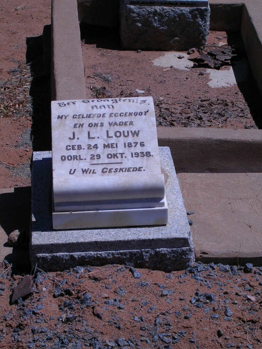 LOUW J.L. 1876-1938