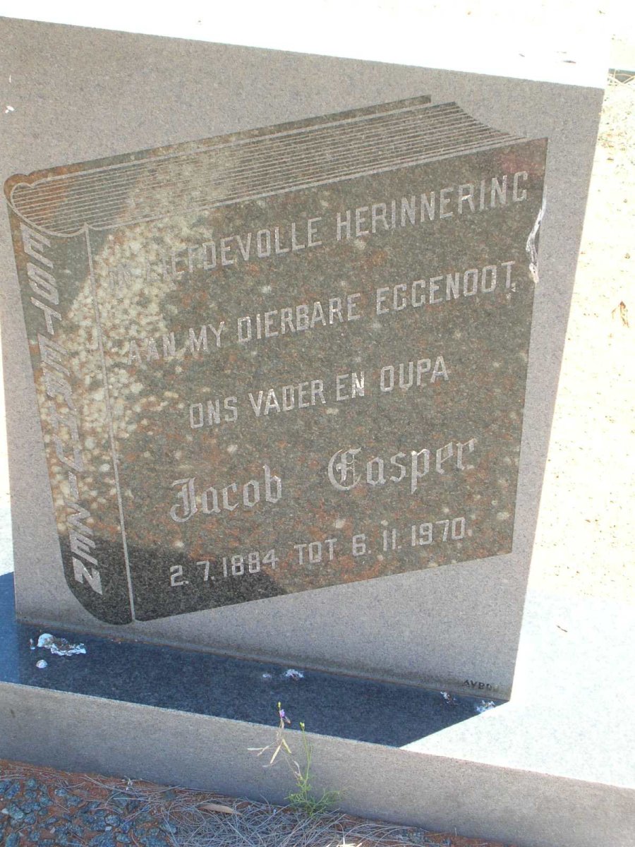 ESTERHUIZEN Jacob Casper 1884-1970