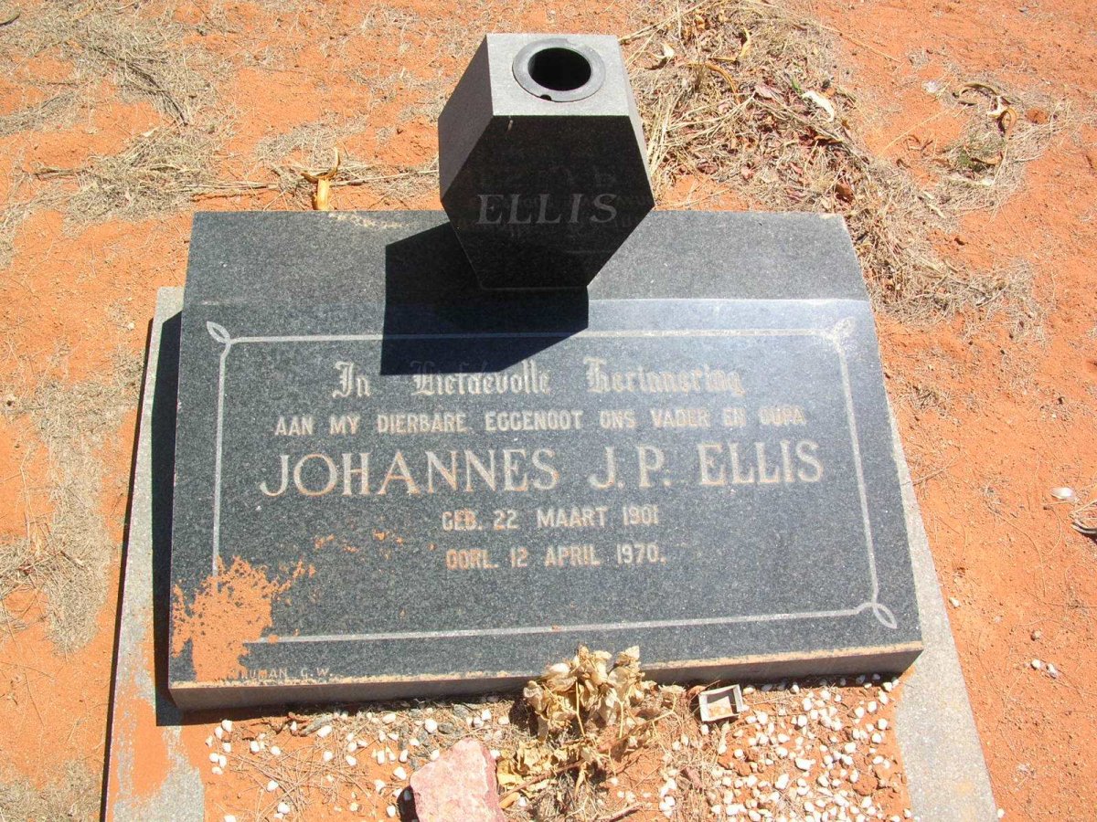 ELLIS Johannes J.P. 1901-1970