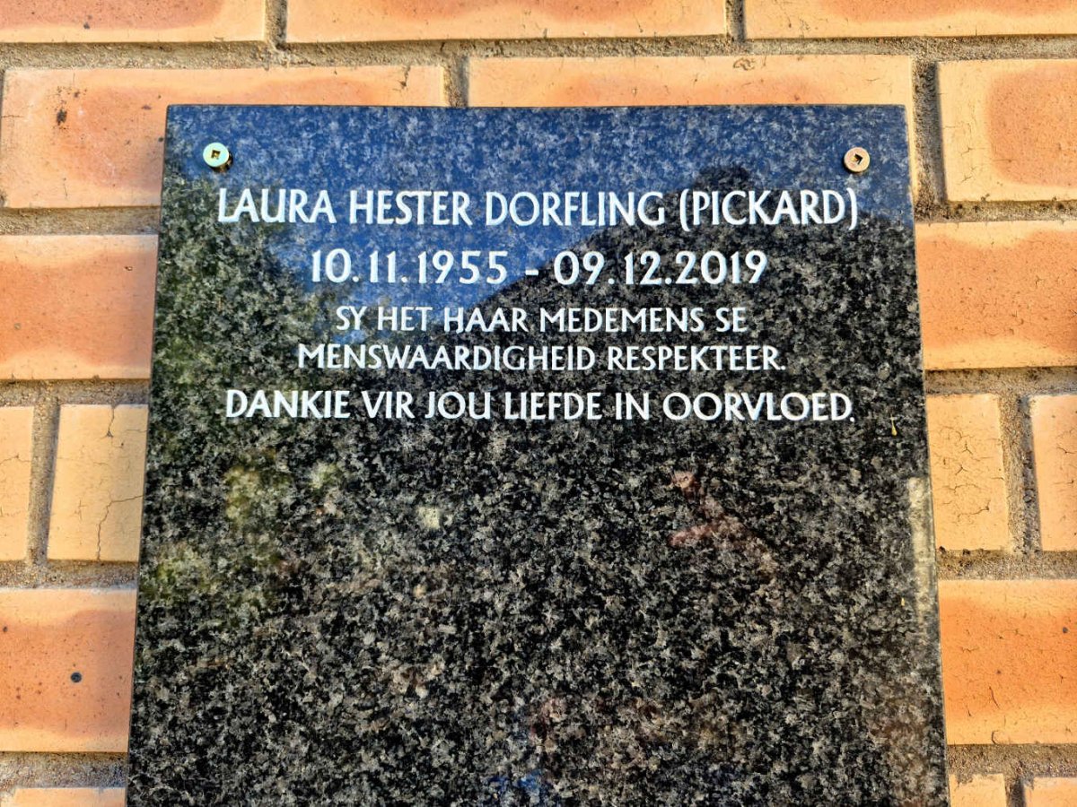DORFLING Laura Hester nee PICKARD 1955-2019