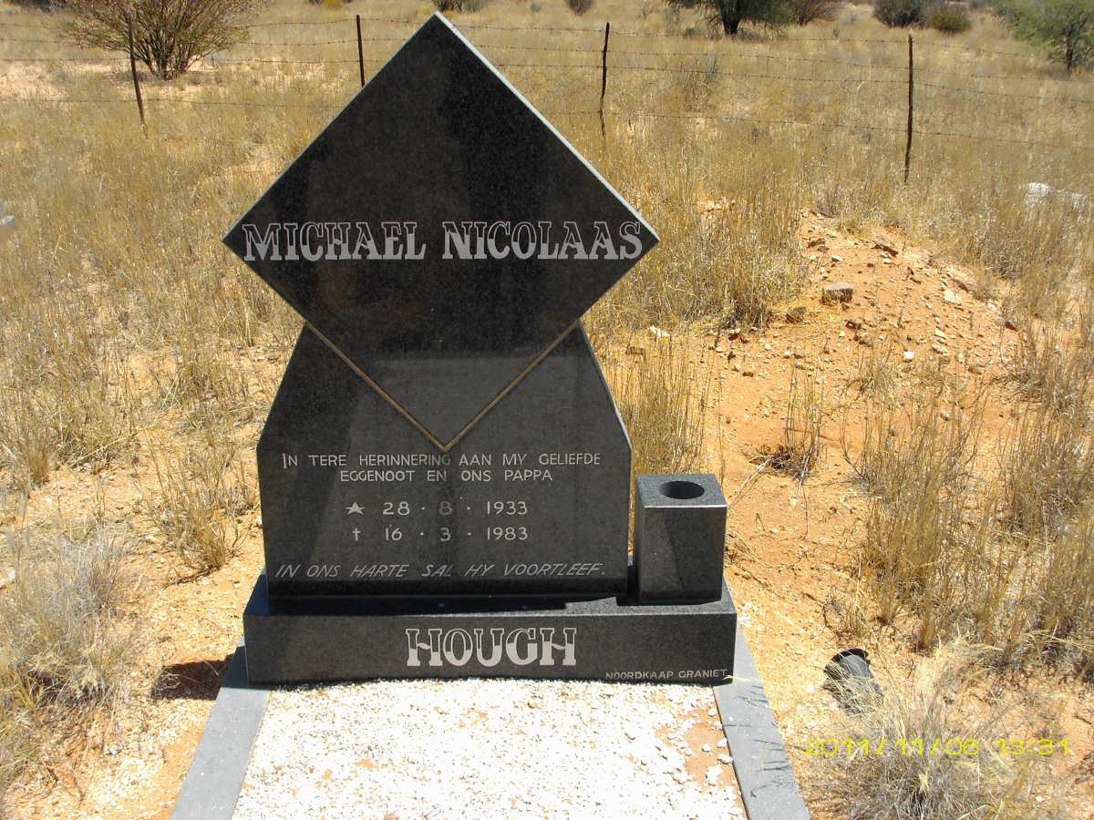 HOUGH Michael Nicolaas 1933-1983