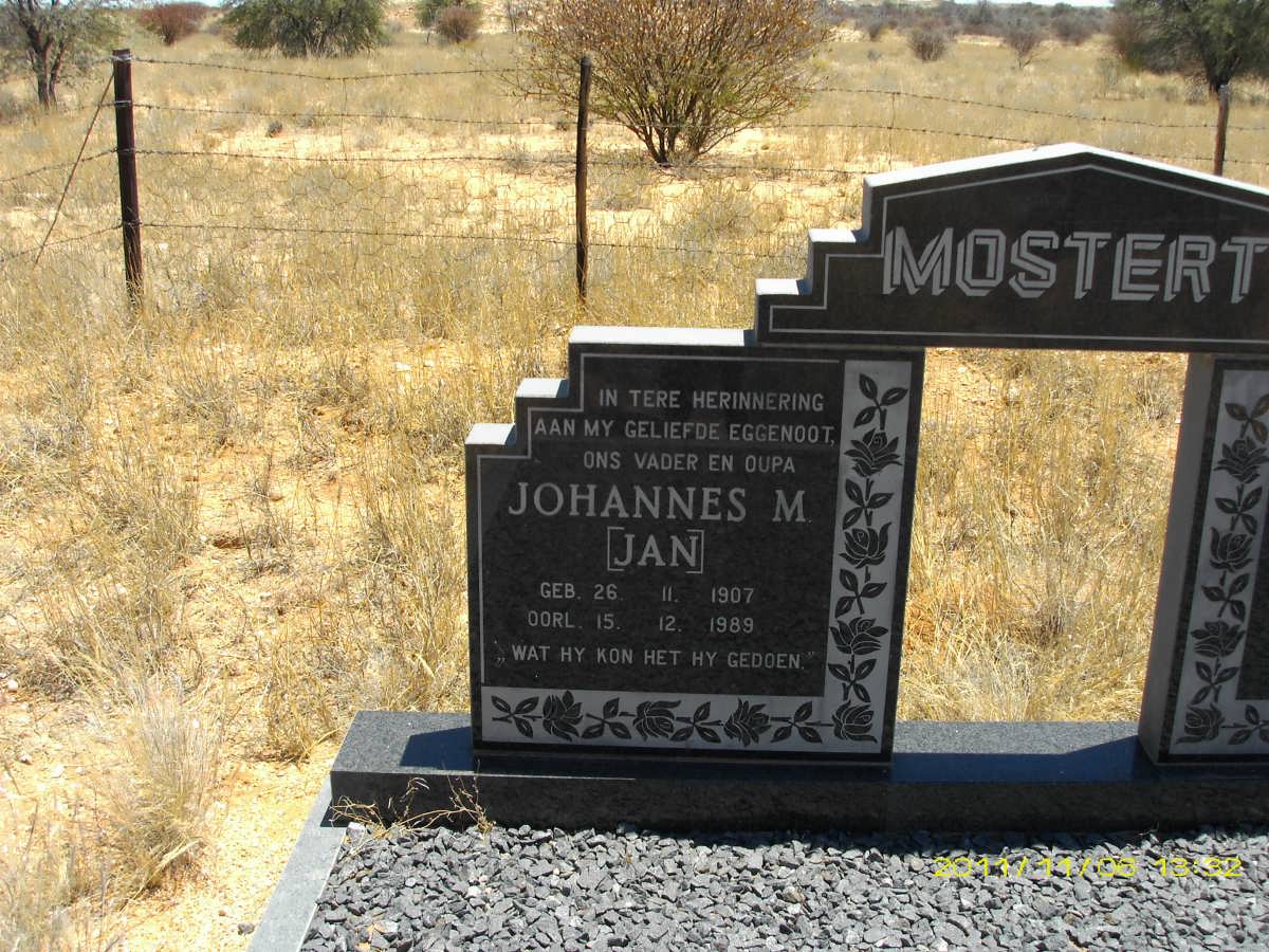 MOSTERT Johannes M. 1907-1989
