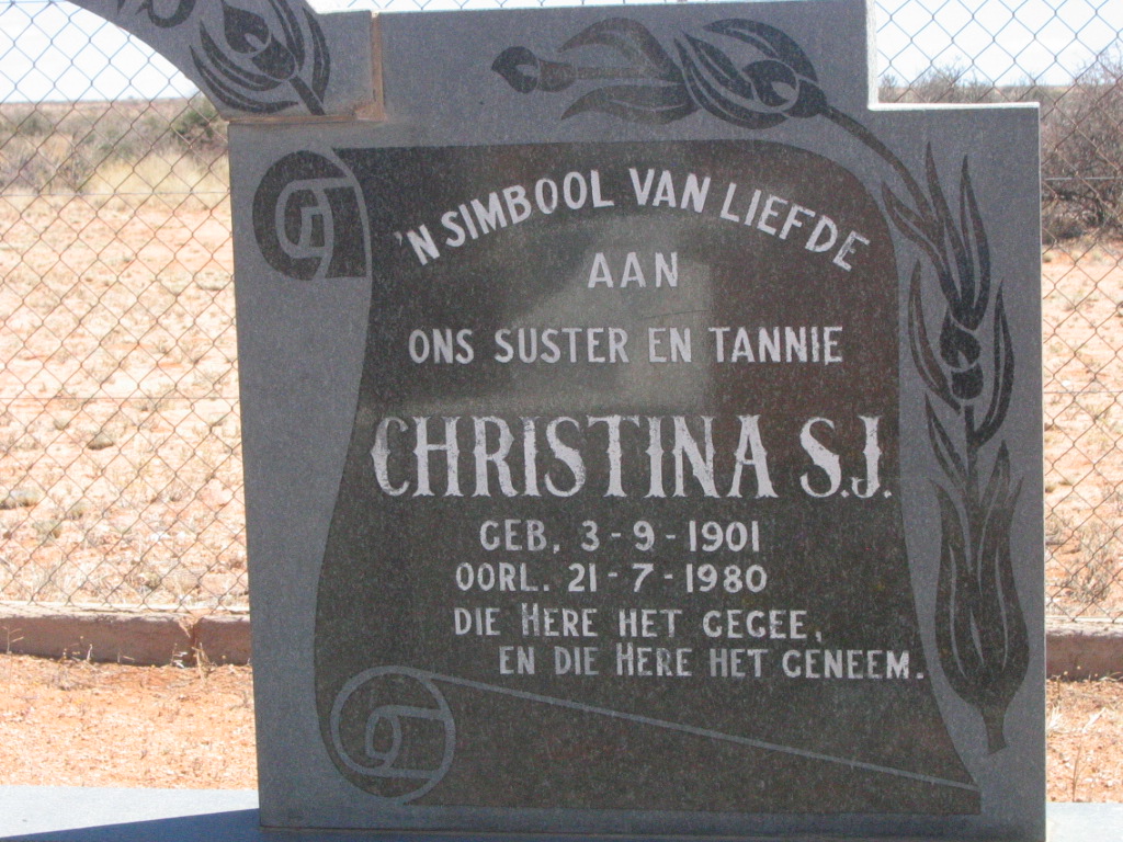 TIDDENS Christina S.J., van 1901-1980