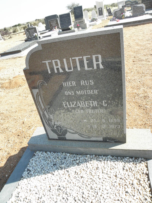 TRUTER Elizabeth C. nee TRUTER 1899-1973