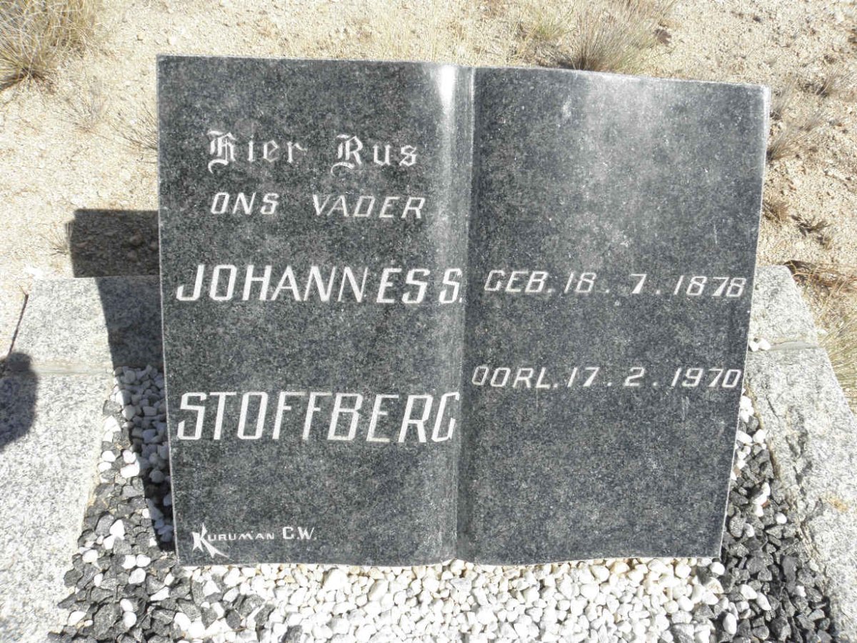 STOFFBERG Johannes 1878-1970