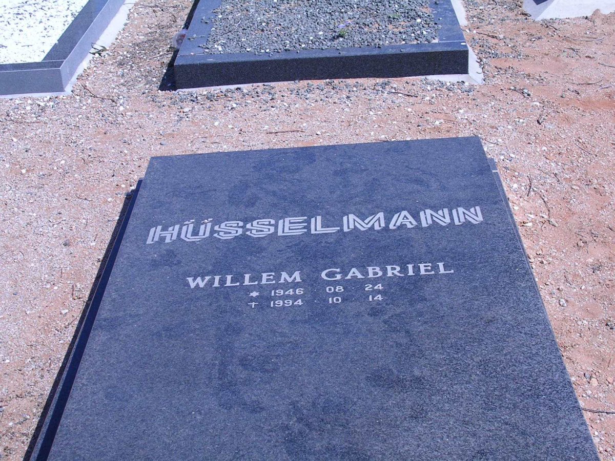 HÜSSELMANN Willem Gabriel 1946-1994