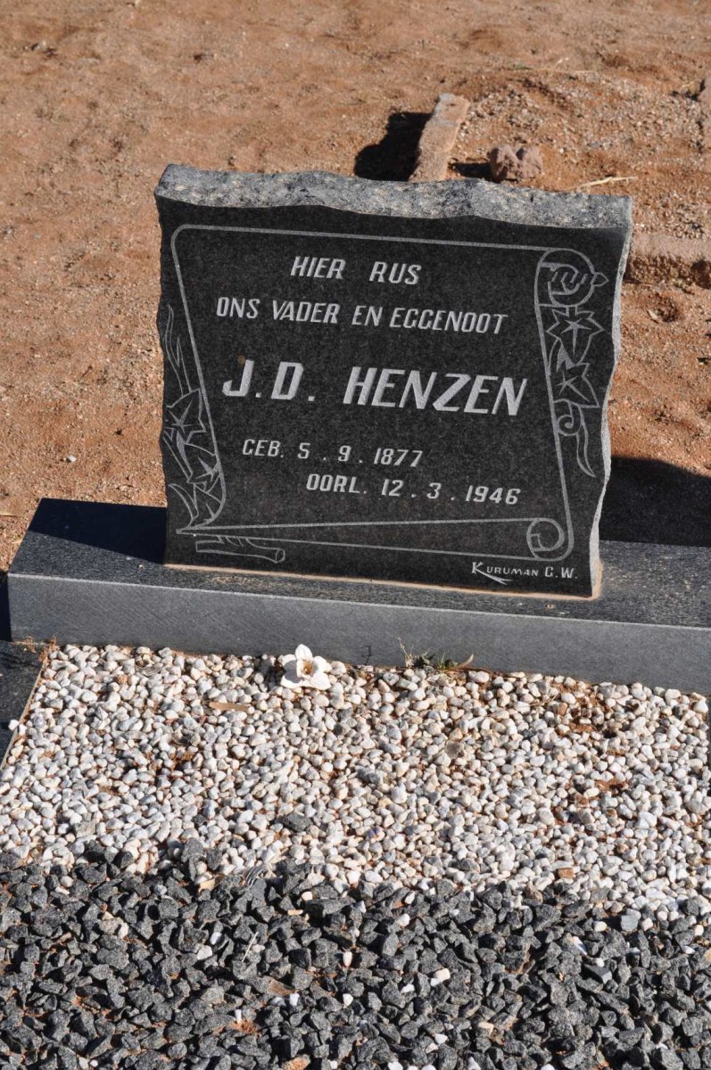 HENZEN J.D. 1877-1946