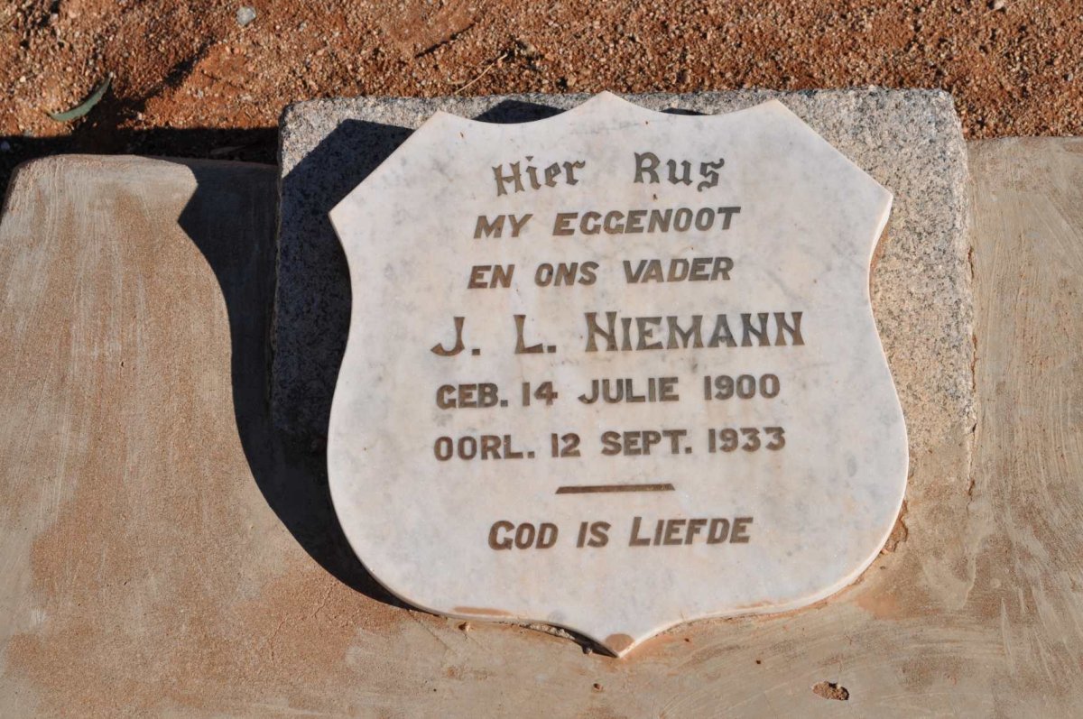 NIEMANN J.L. 1900-1933