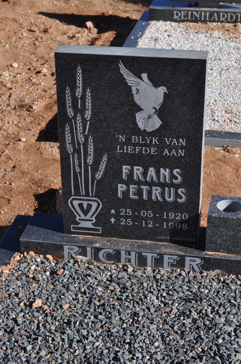 RICHTER Frans Petrus 1920-1998