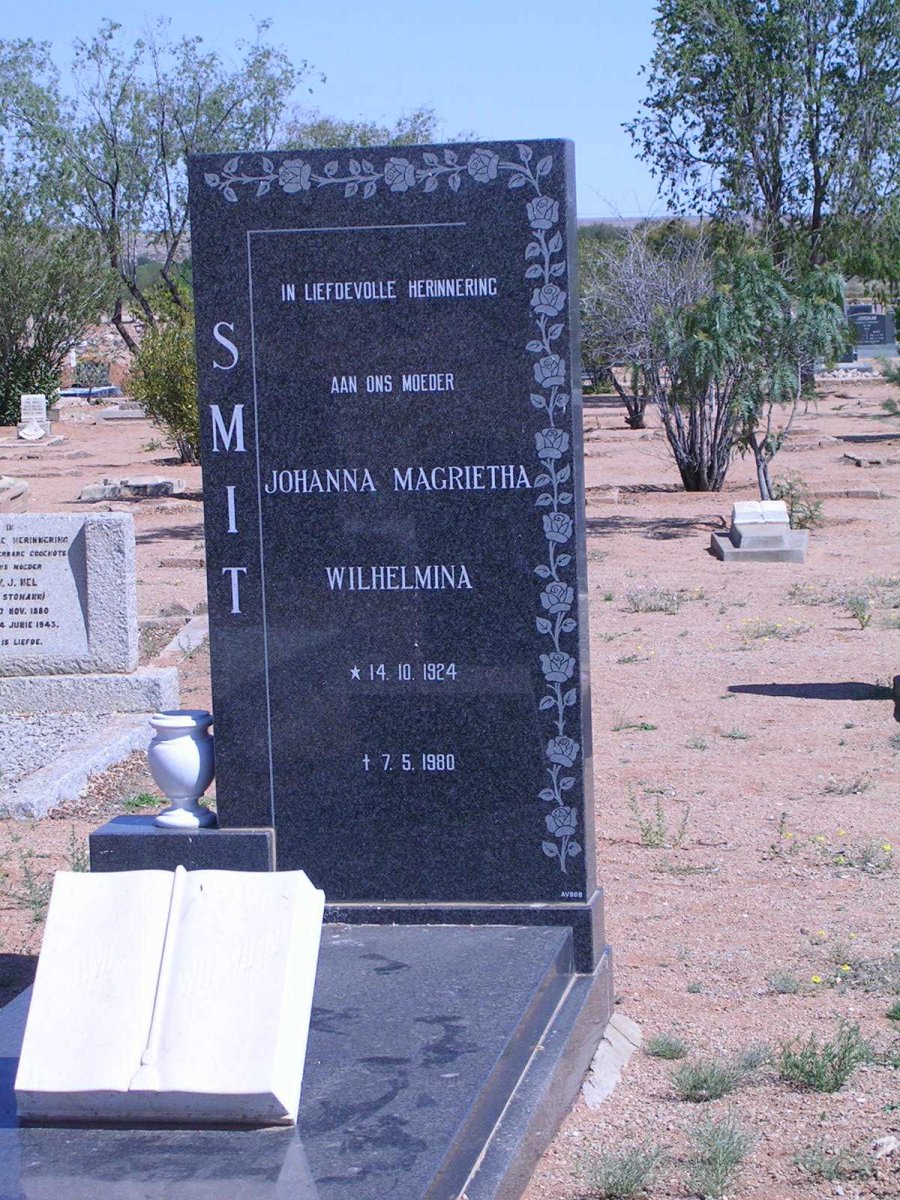 SMIT Johanna Magrietha Wilhelmina 1924-1980