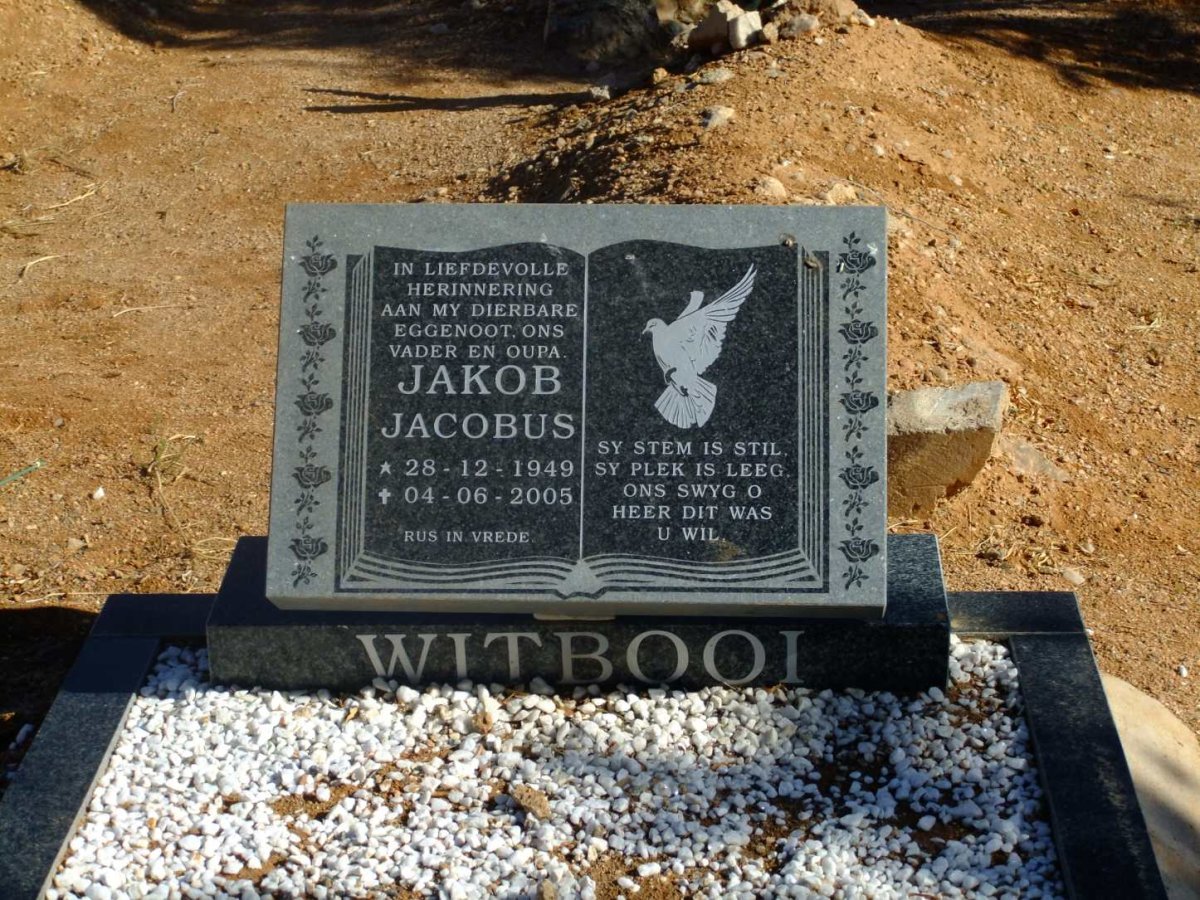 WITBOOI Jakob Jacobus 1949-2005