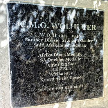 WOLHUTER C.M.O.
