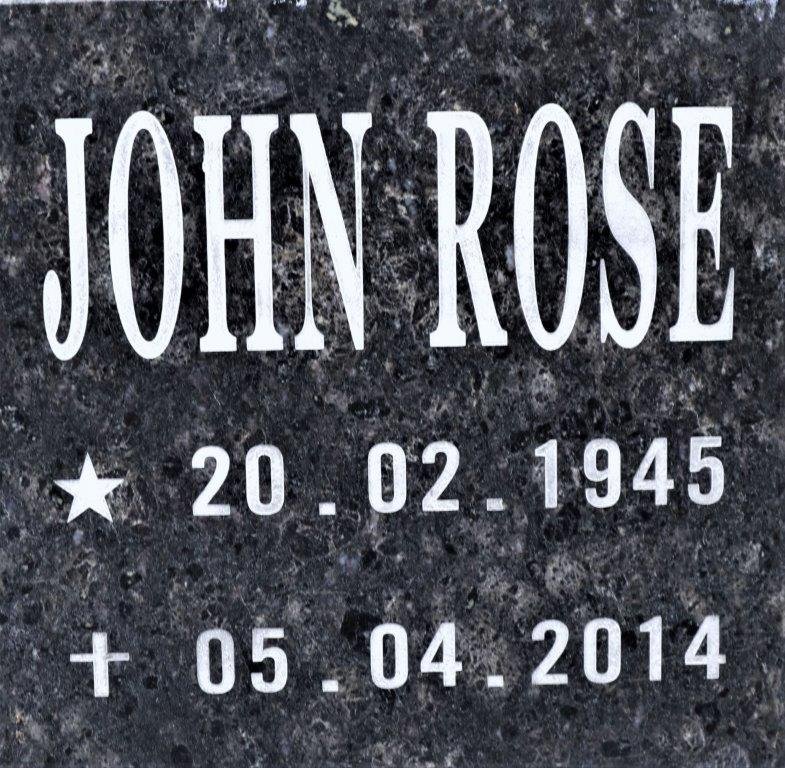 ROSE John 1945-2014
