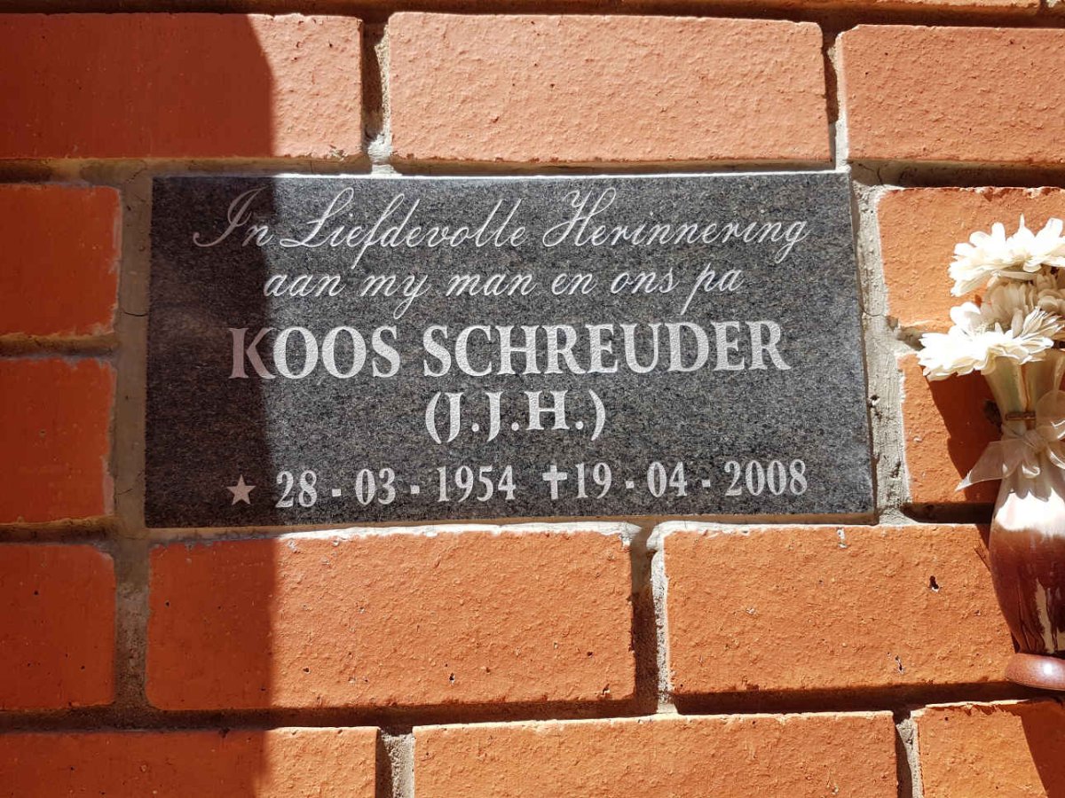 SCHREUDER J.J.H. 1954-2008