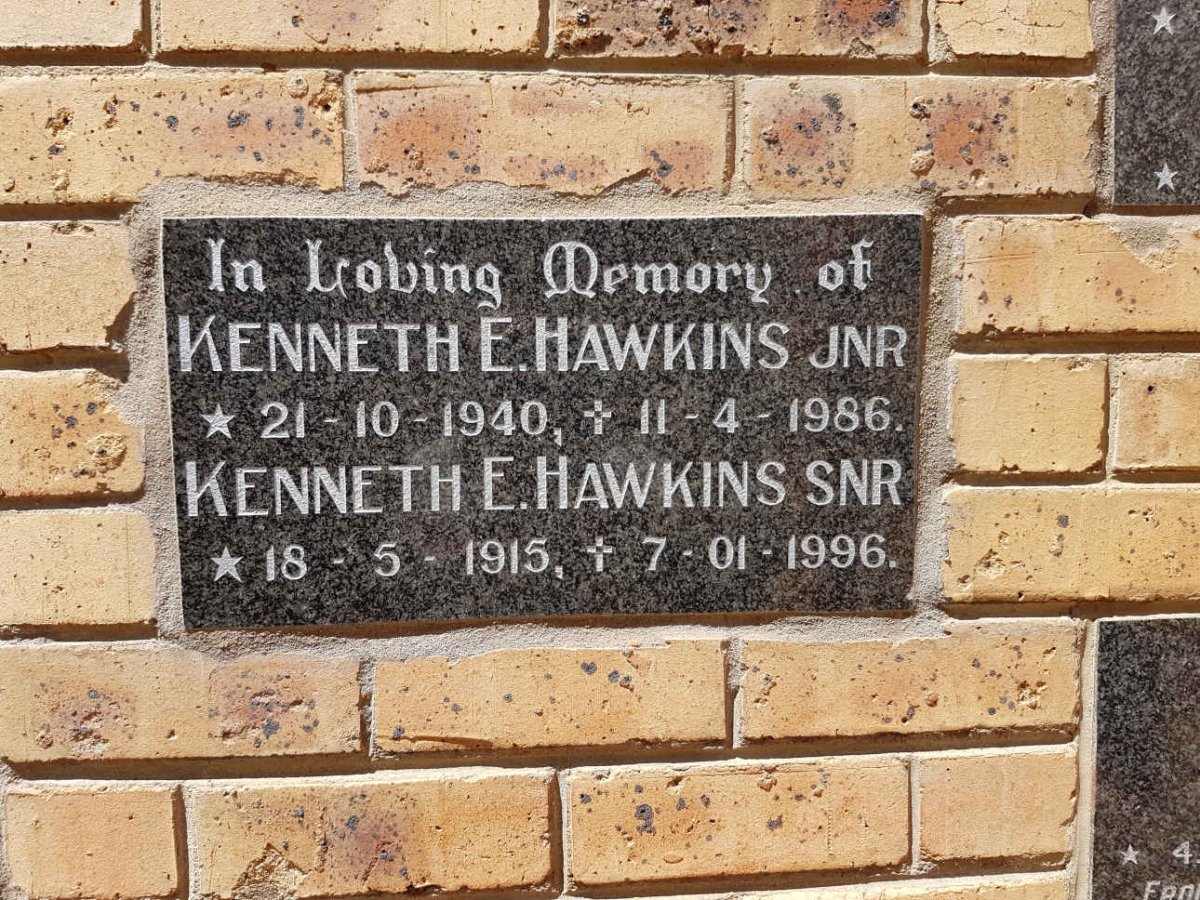 HAWKINS Kenneth E. 1915-1996 :: HAWKINS Kenneth E. 1940-1986