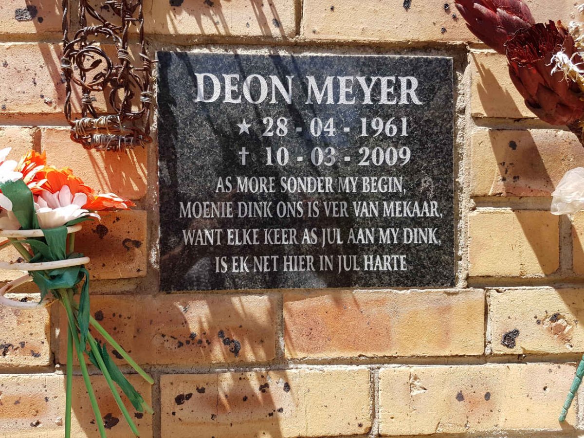MEYER Deon 1961-2009