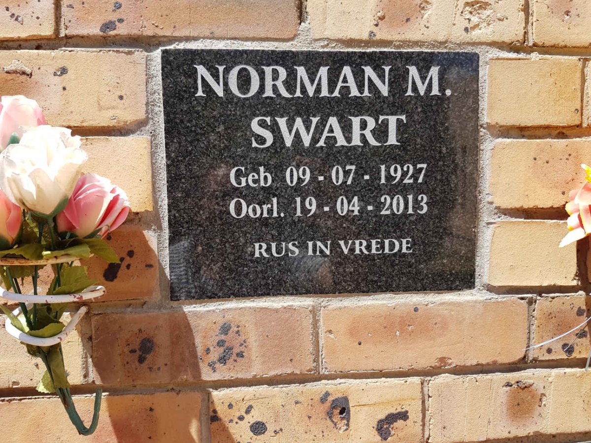 SWART Norman M. 1927-2013