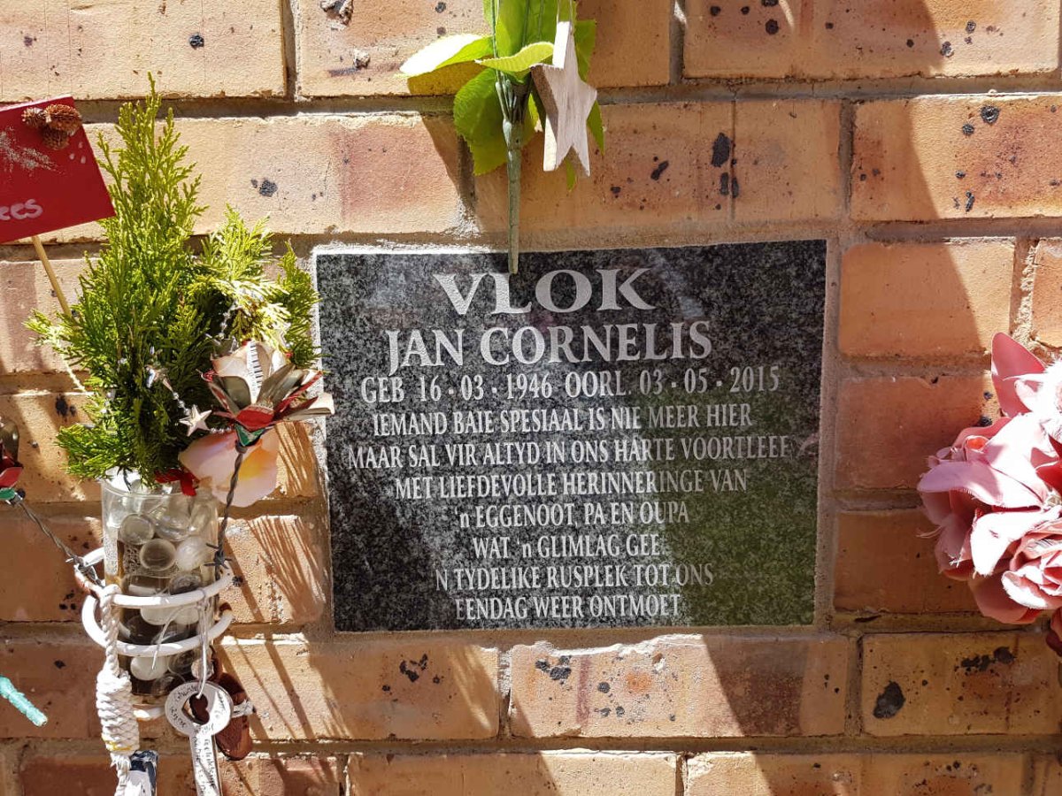 VLOK Jan Cornelis 1946-2015