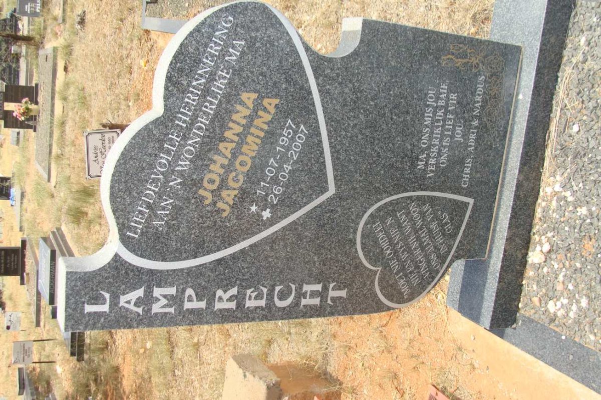 LAMPRECHT Johanna Jacomina 1957-2007