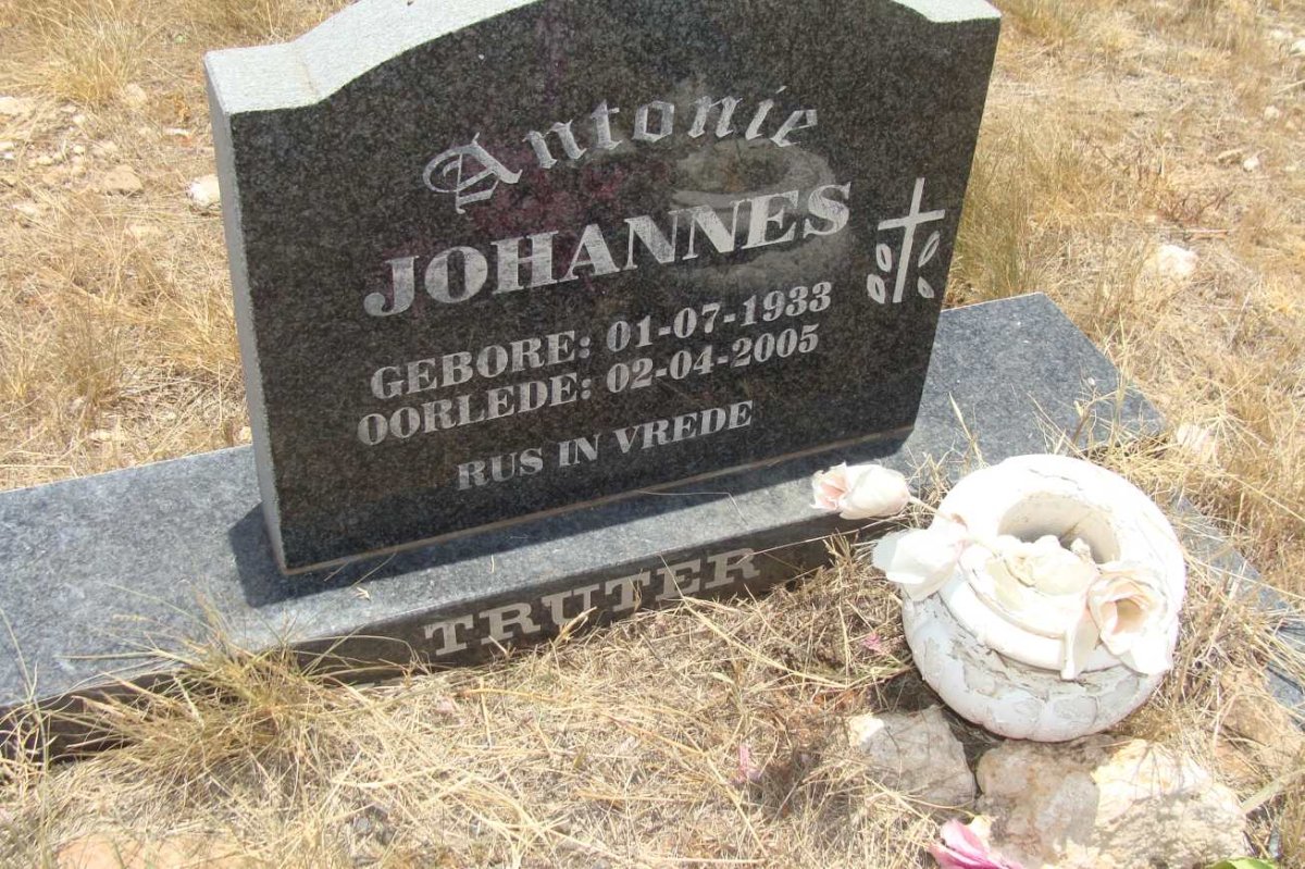 TRUTER Antonie Johannes 1933-2005