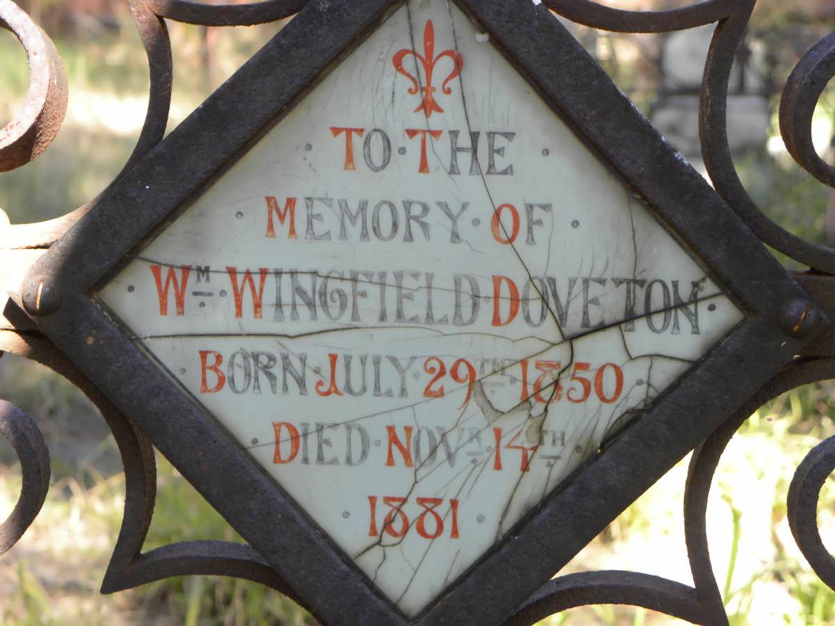 DOVETON Wm. Wingfield 1850-1881