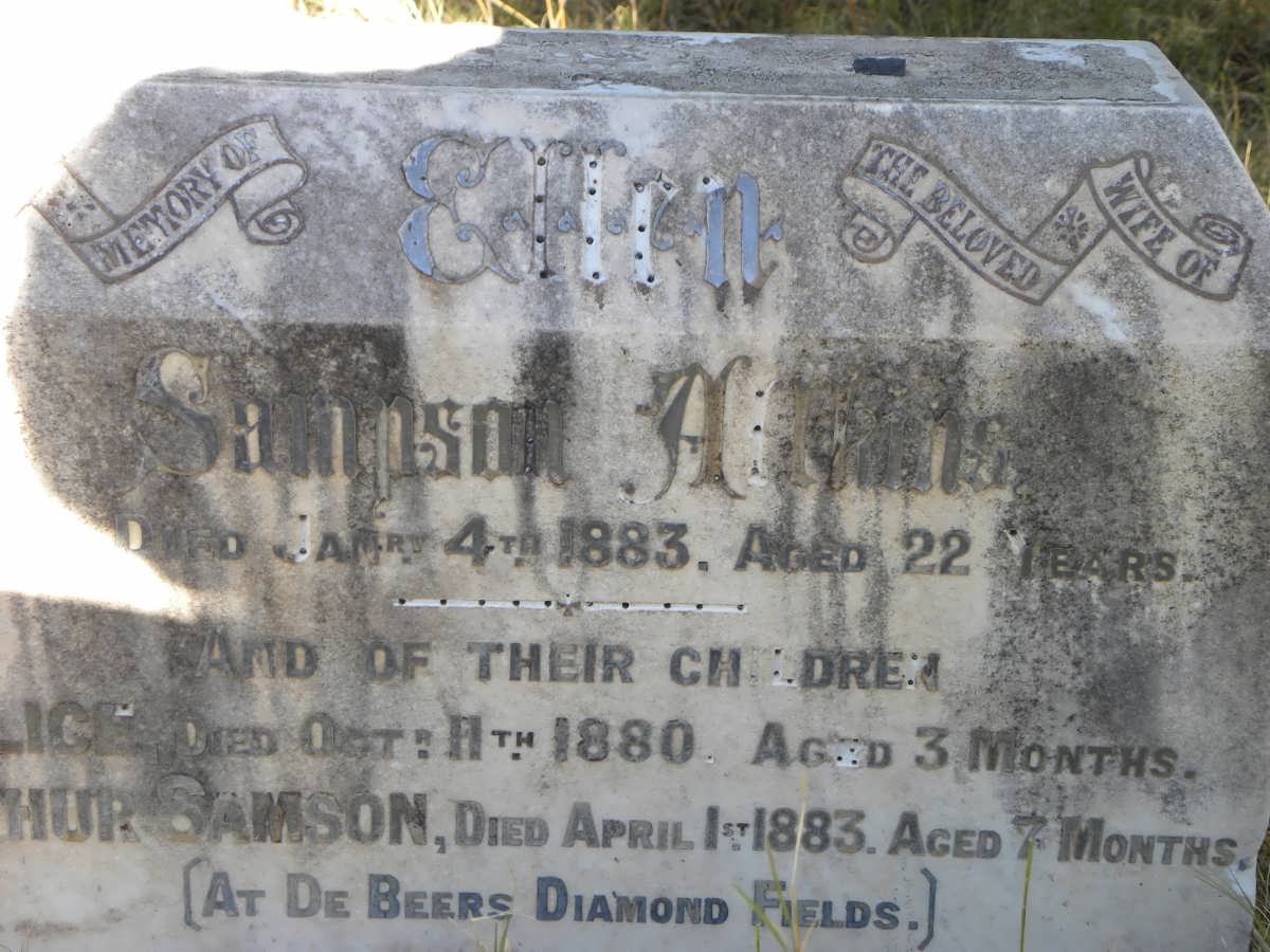 ALLKINS Ellen -1883 :: ALLKINS Alice -1880 :: ALLKINS Arthur Samson -1883