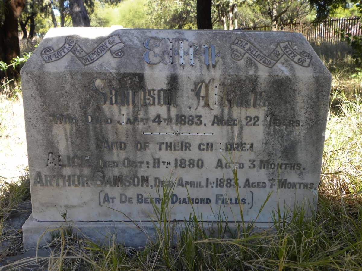 ALLKINS Ellen -1883 :: ALLKINS Alice -1880 :: ALLKINS Arthur Samson -1883