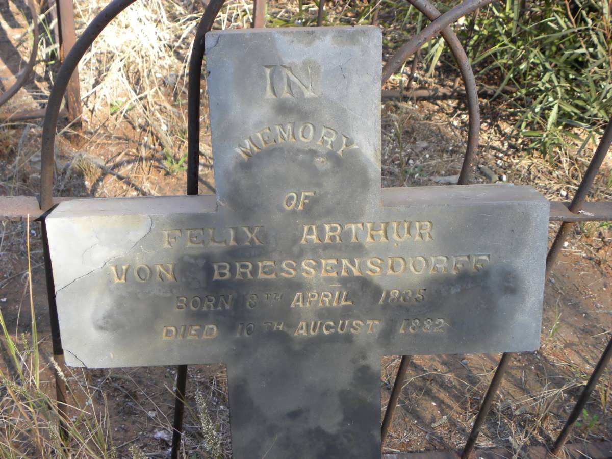 BRESSENSDORFF Felix Arthur, von 1835-1882