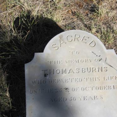 BURNS Thomas -1875