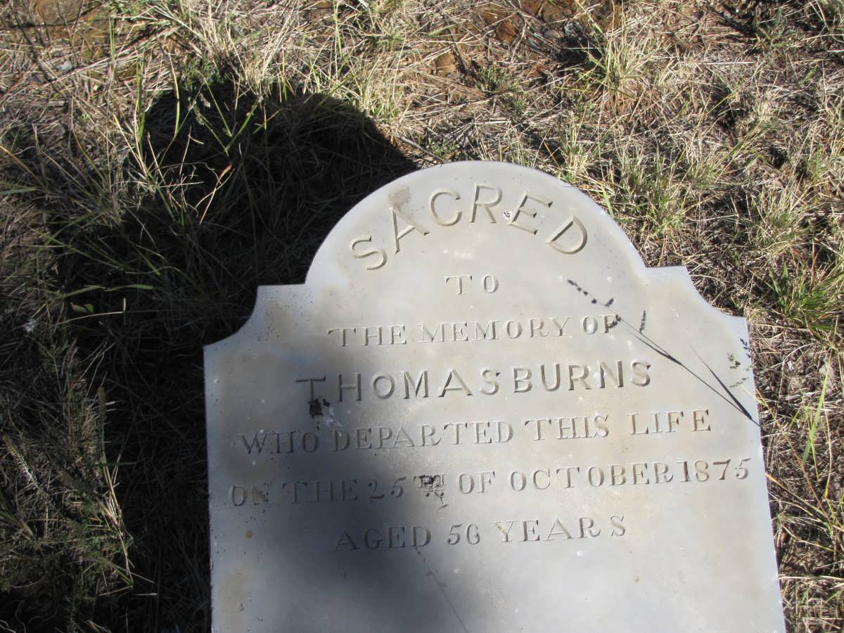 BURNS Thomas -1875
