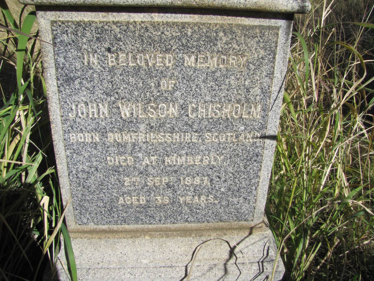CHISHOLM John Wilson -1887