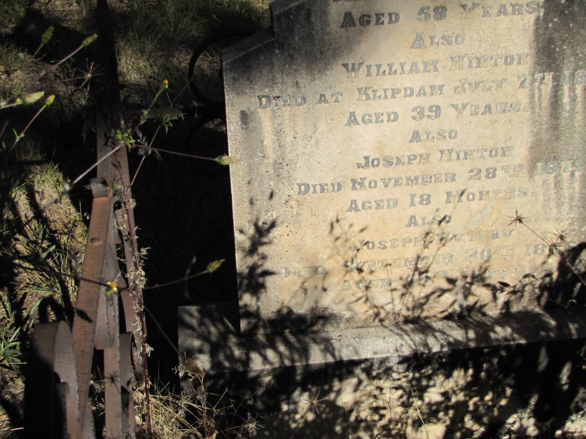 HINTON William -1898 :: HINTON Joseph -187? :: HINTON Joseph -1886