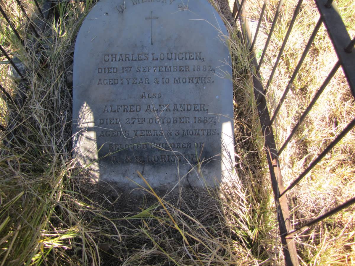 LORISTON Charles Louicien -1882 :: LORISTON Alfred Alexander -1887
