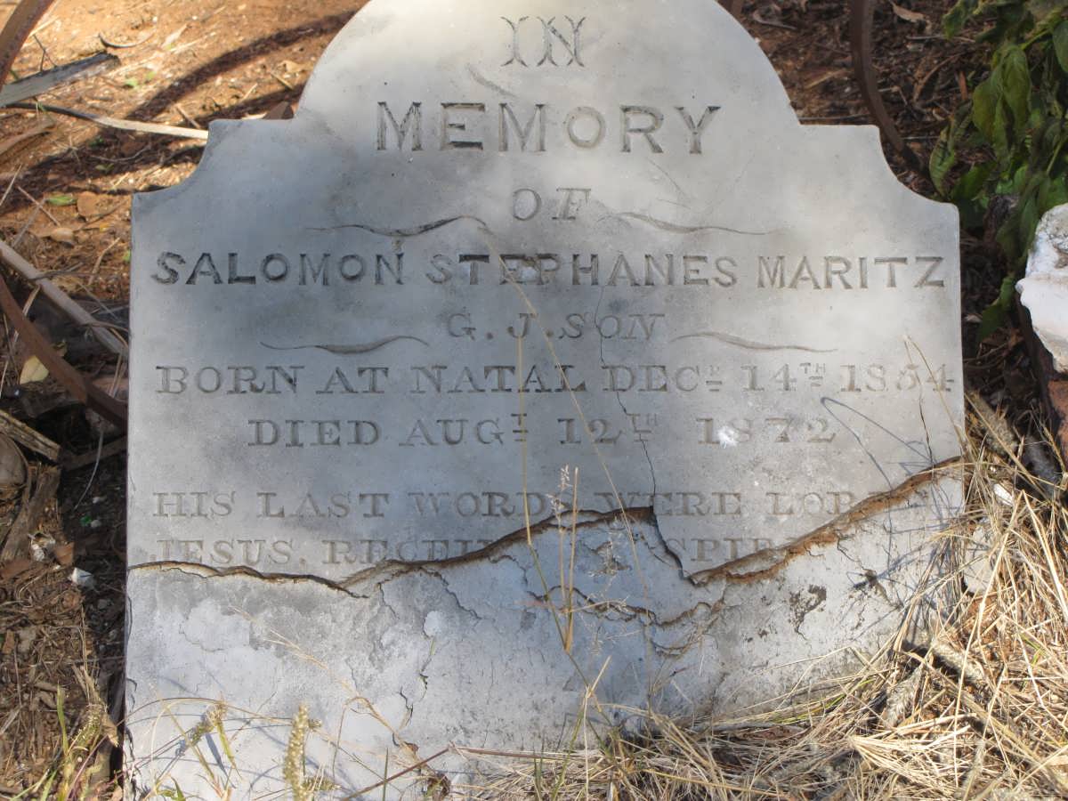 MARITZ Salomon Stephanes 1854-1872