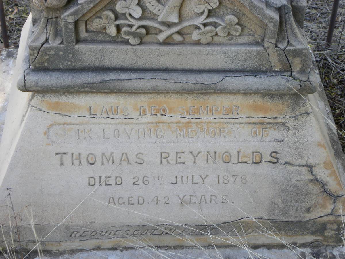 REYNOLDS Thomas -1878