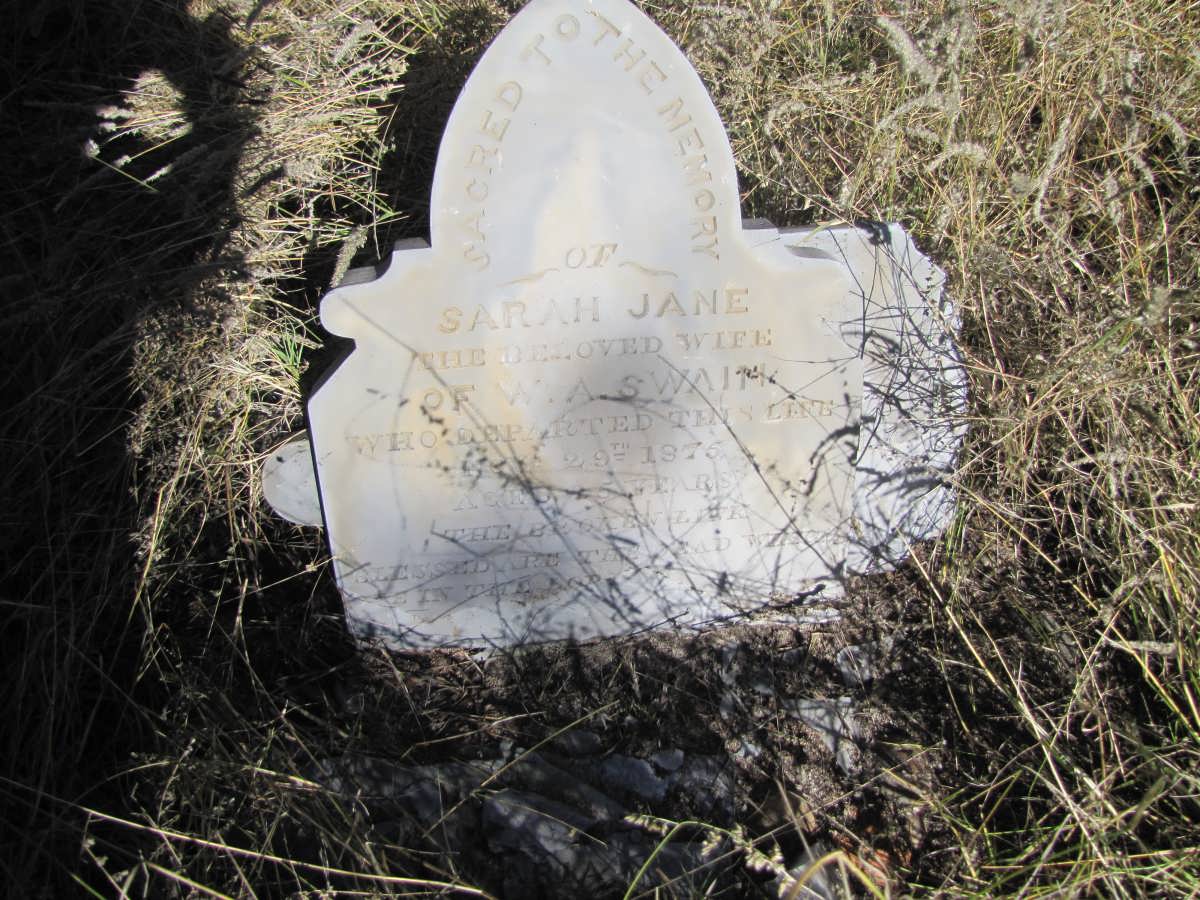 SWAIN Sarah Jane -1875