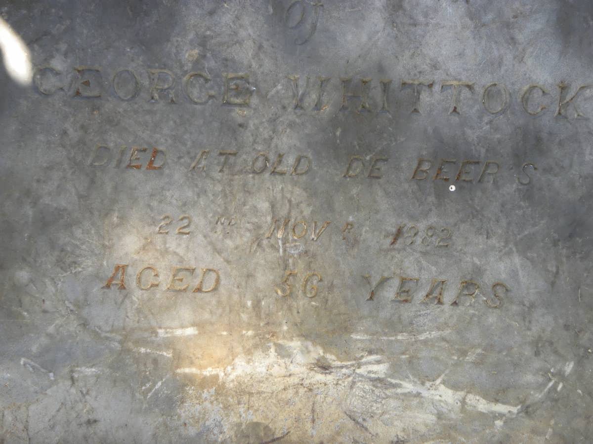 WHITTOCK George -1882