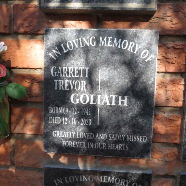 GOLIATH Garrett Trevor 1945-2023