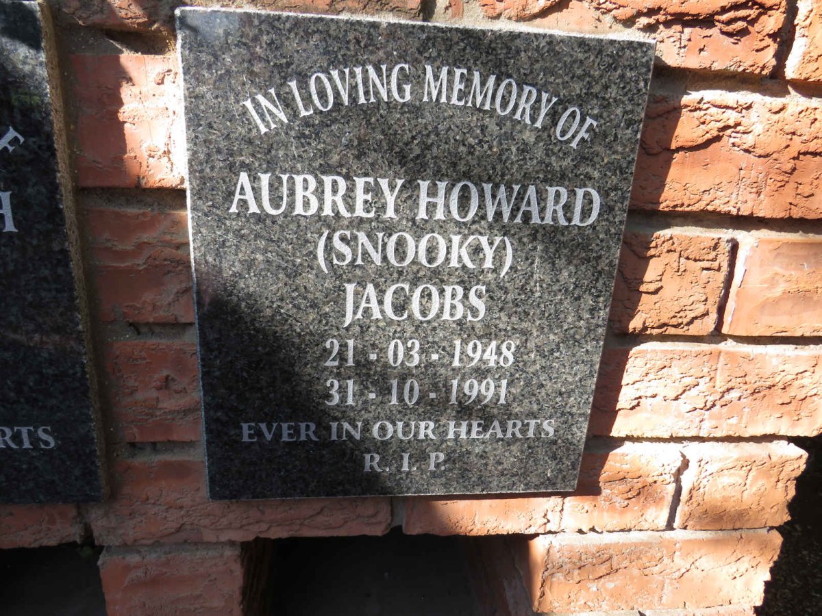 JACOBS Aubrey Howard 1948-1991